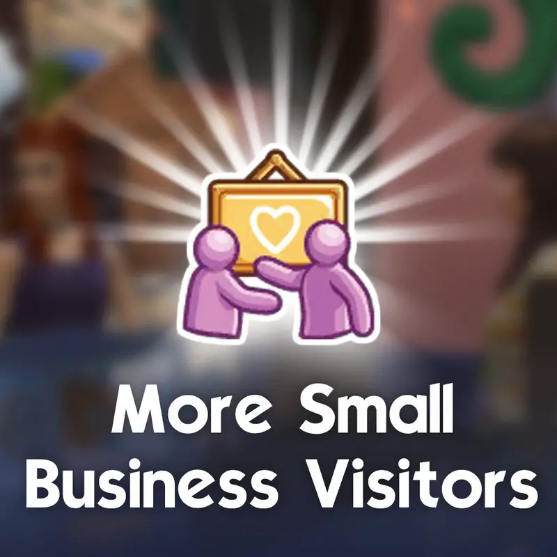 More small business visitors