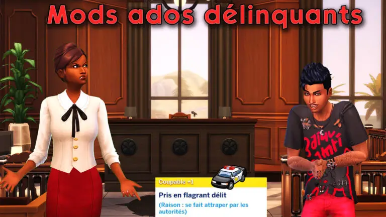 Mod ados délinquants Sims 4 Adeepingo