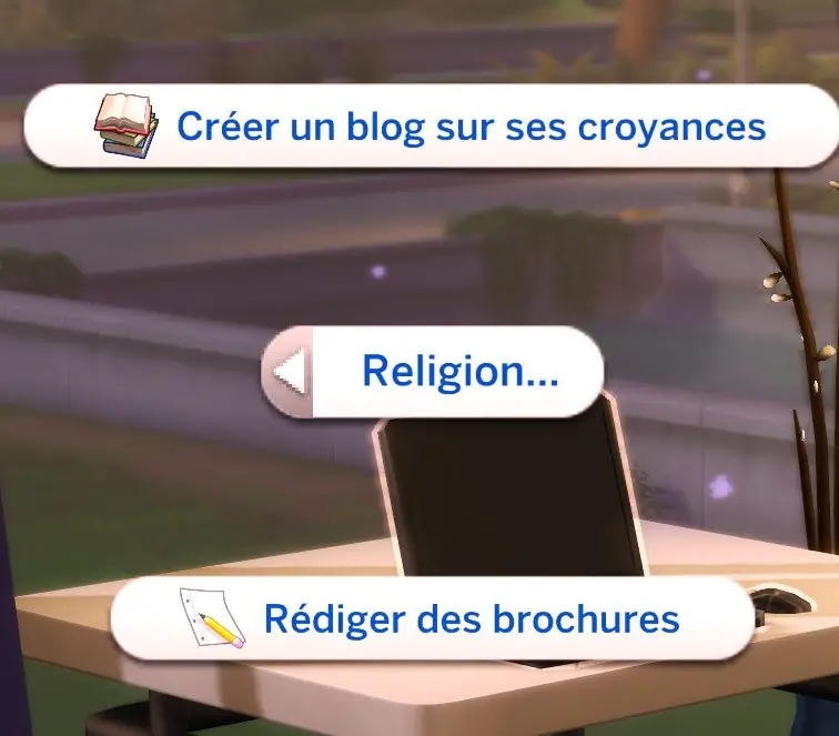 Interactions ordinateur mod religion