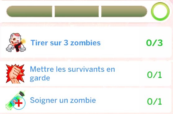 Evenement social apocalypse zombie Sacrificial objectifs