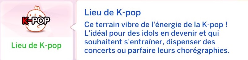 Lieu de kpop