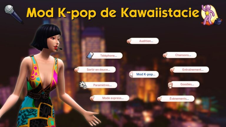 Mod Sims 4 français Kpop Kawaiistacie