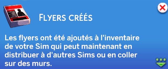 Notif flyers créés