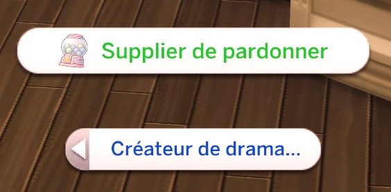 Interaction supplier de pardonner