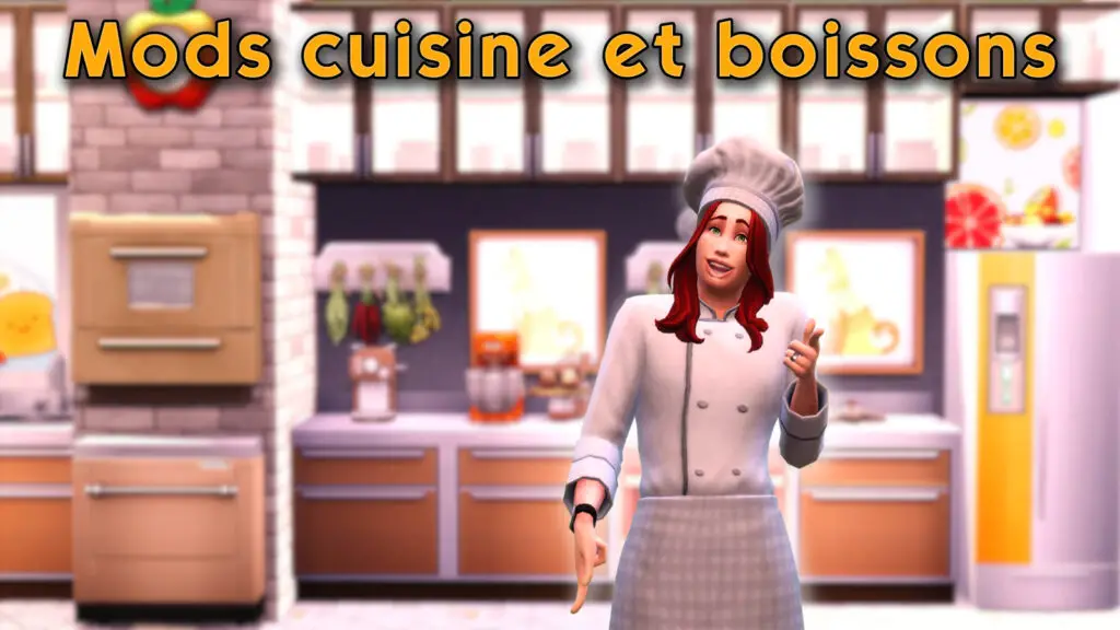 Mods cuisine et boissons Sims 4