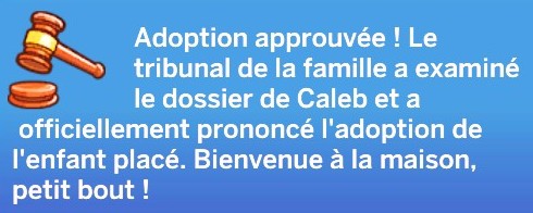 Notif adoption approuvée