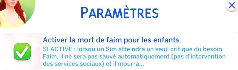 Besoin Faim enfant
