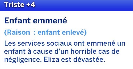 Buff enfant emmené