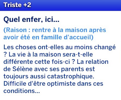 Buff enfant retour négatif