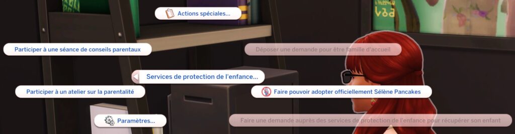Interactions Simself après retrait enfant