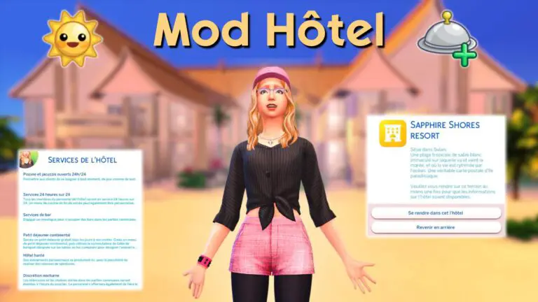 Mod hôtel Sims4 Lot51 suite life