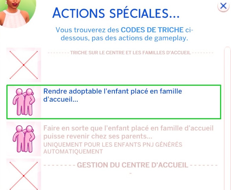 Triche rendre enfant adoptable