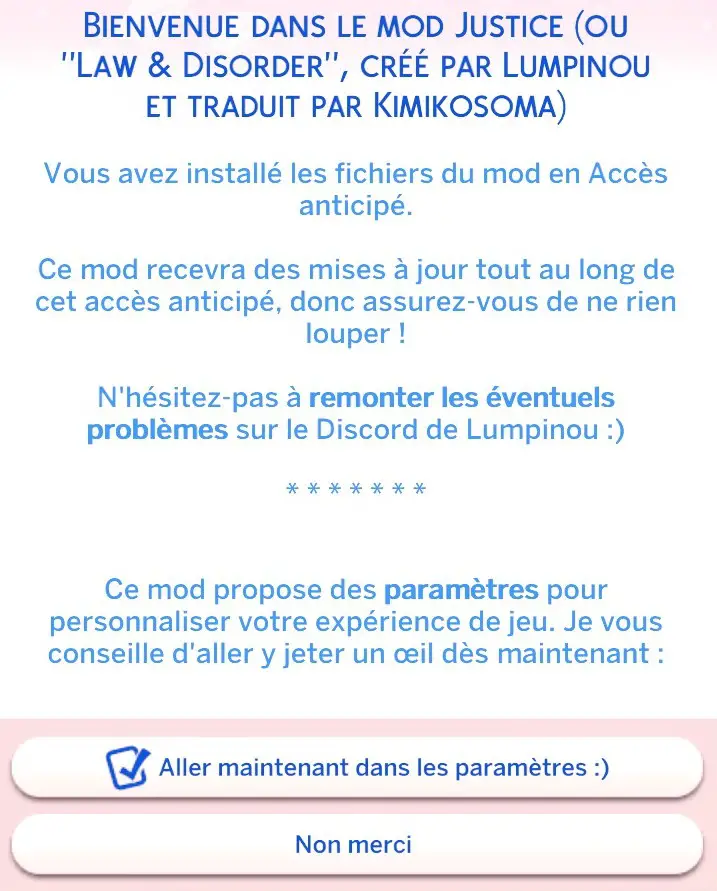 Accueil mod justice Lumpinou