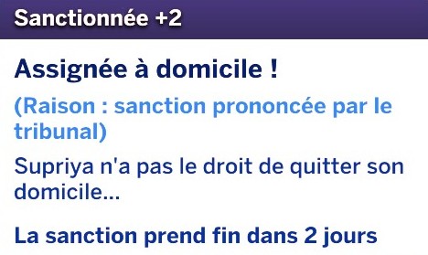 Buff assignée à domicile