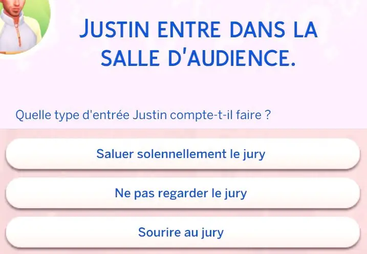 Entrée salle d'audience