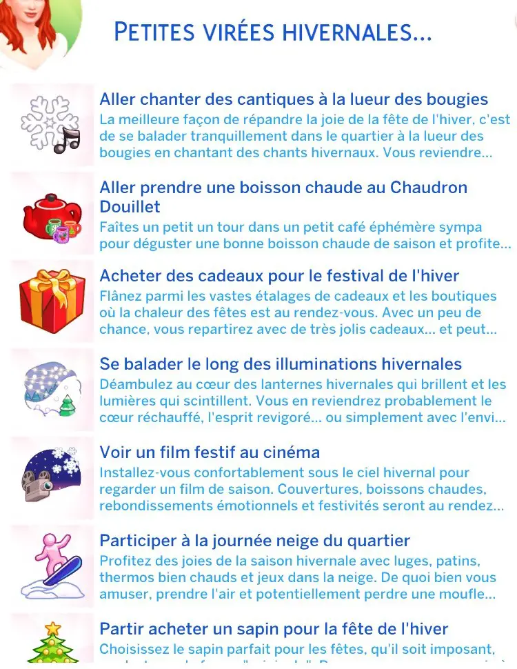 Liste petites virées hivernales mod Midnitetech