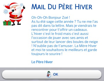 Mail du père Hiver