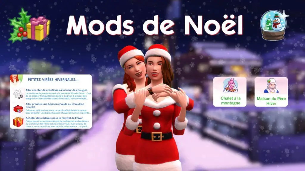 Mods de Noël Sims 4 Thumbnail
